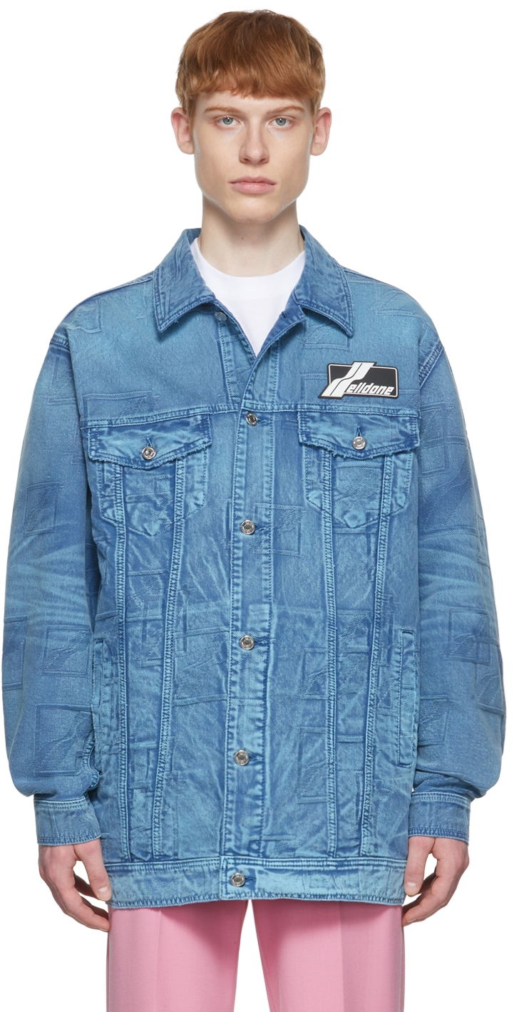 Куртка We11done Denim Jacket Синій | WD-DJ1-22-366-U-BL