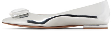 Кросівки та взуття Gianvito Rossi Metallic Crystal-Embellished Jaipur Ballerina Flats Металік | G22131-05RIC-MET, 2