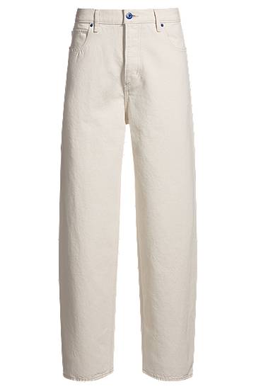 Джинси BOSS Straight-Fit Carpenter Pocket Jeans білий | 50541154