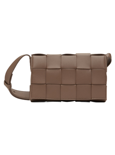 Поясна сумка Bottega Veneta Small Cassette Bag Коричневий | 730848 VMAY1
