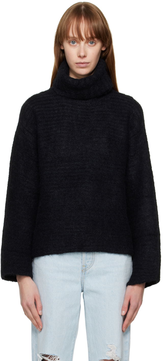 Cветр A.P.C. Tessa Black Turtleneck Sweater чорний | WPAAS-F23150