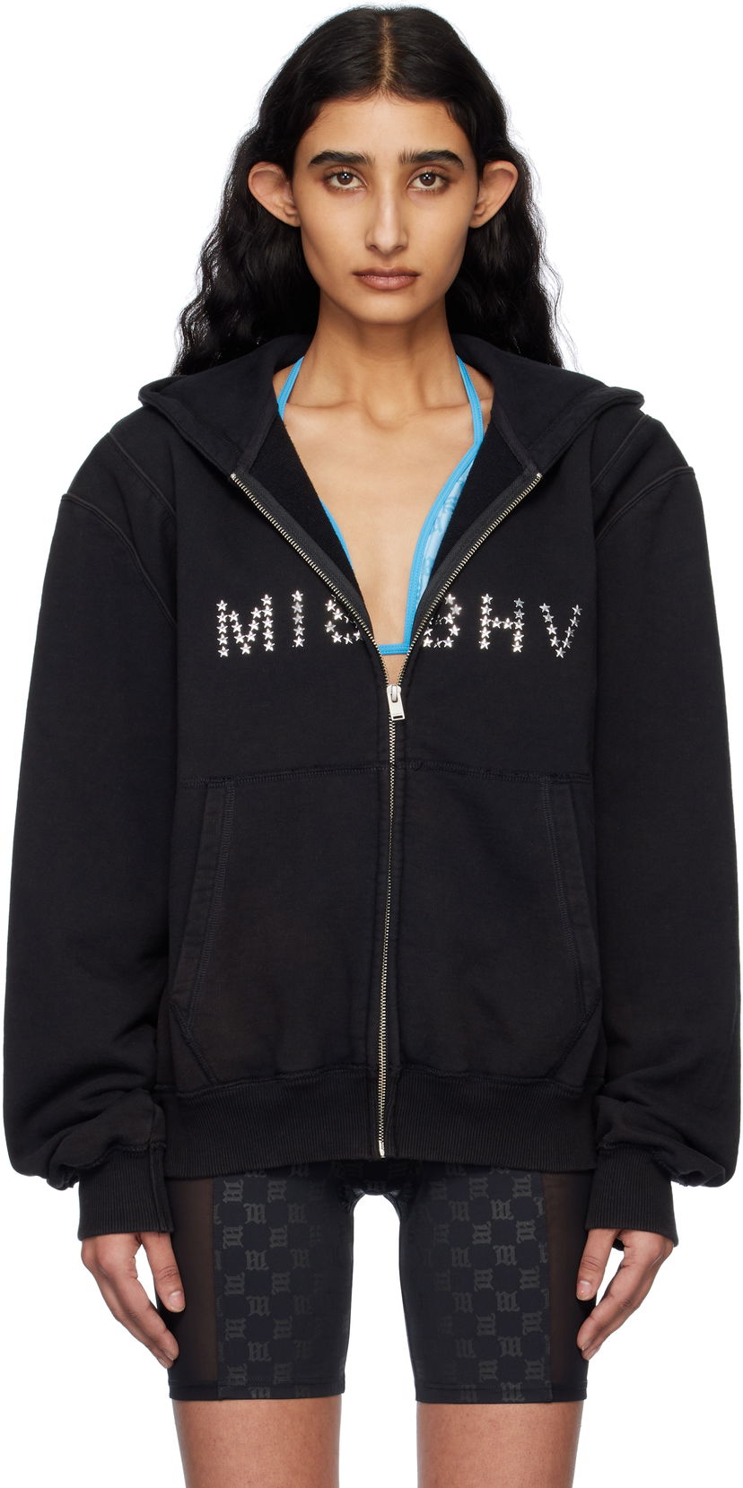 Світшоти MISBHV MISBHV Star Teddy Zip Hoodie чорний | 250W202