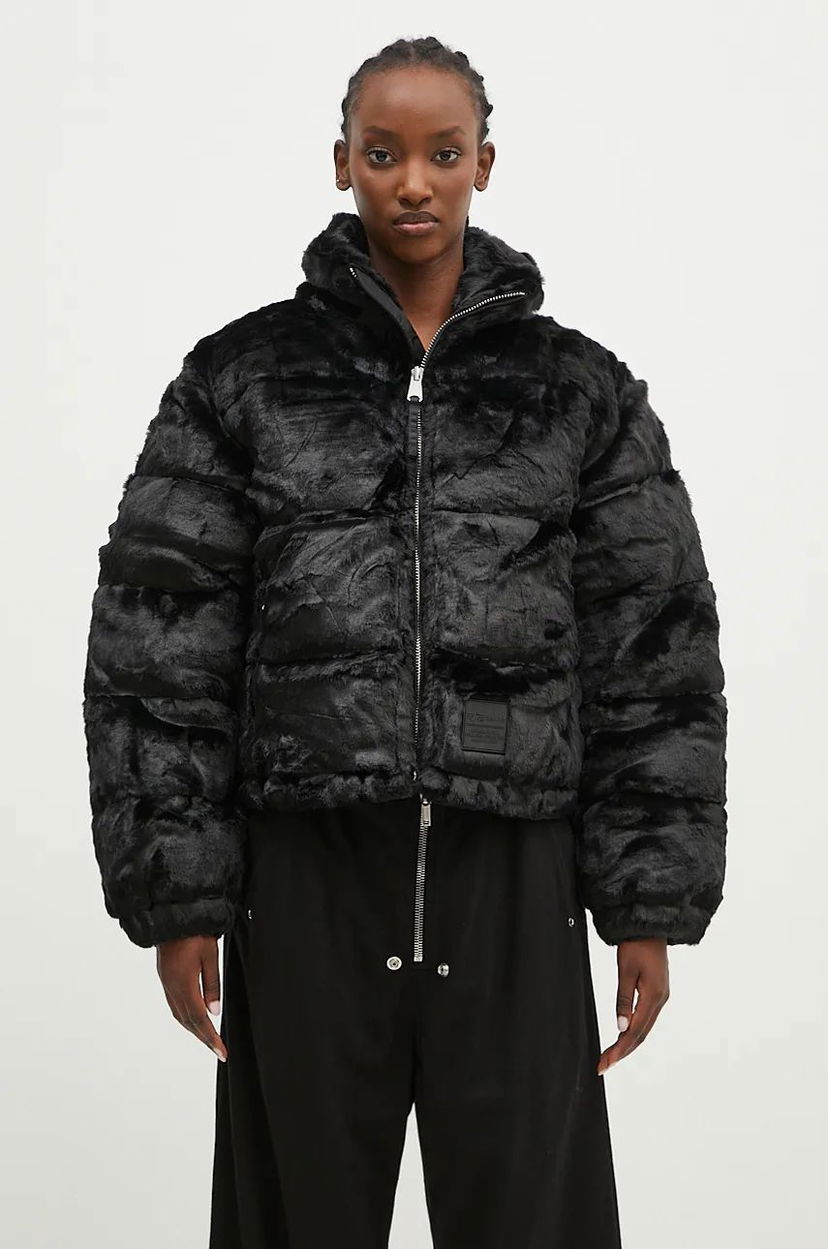 Пуховик Alpha Industries Fur Puffer Jacket чорний | 148002