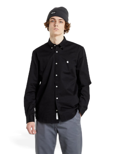 Сорочка Carhartt WIP Work In Progress Madison чорний | I023339 Black/ Wax