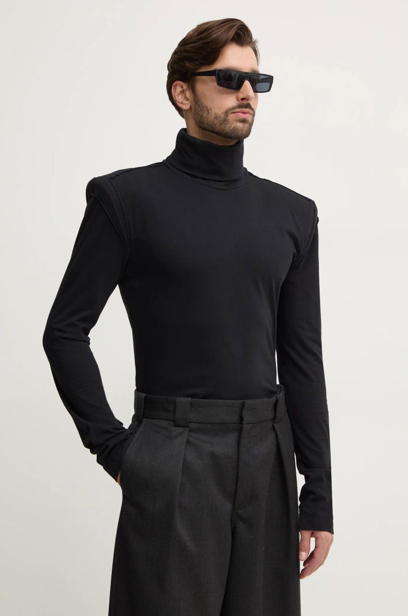 Футболка Maison Margiela Long Sleeve Turtleneck Top чорний | SH2NH0002.S23588