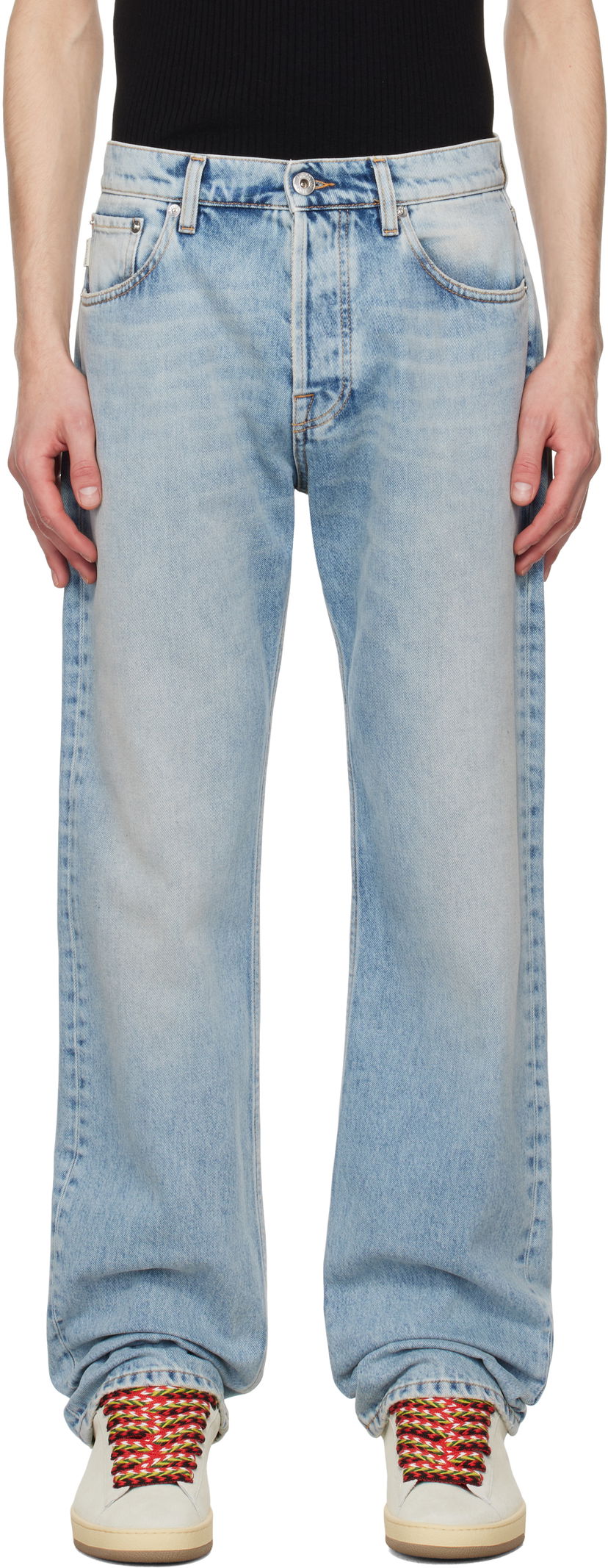 Джинси LANVIN Lanvin Straight-Leg Jeans Синій | RM-TR0147-D087-P25