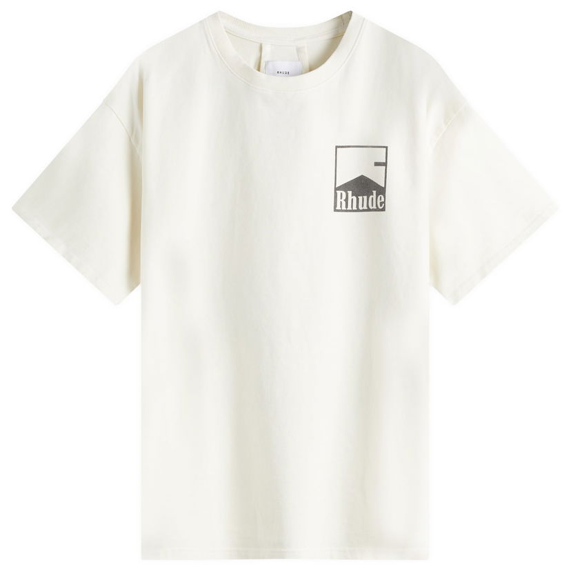 Футболка Rhude Rhude Chevron T-Shirt, Size Large білий | RHPS25TT020120241