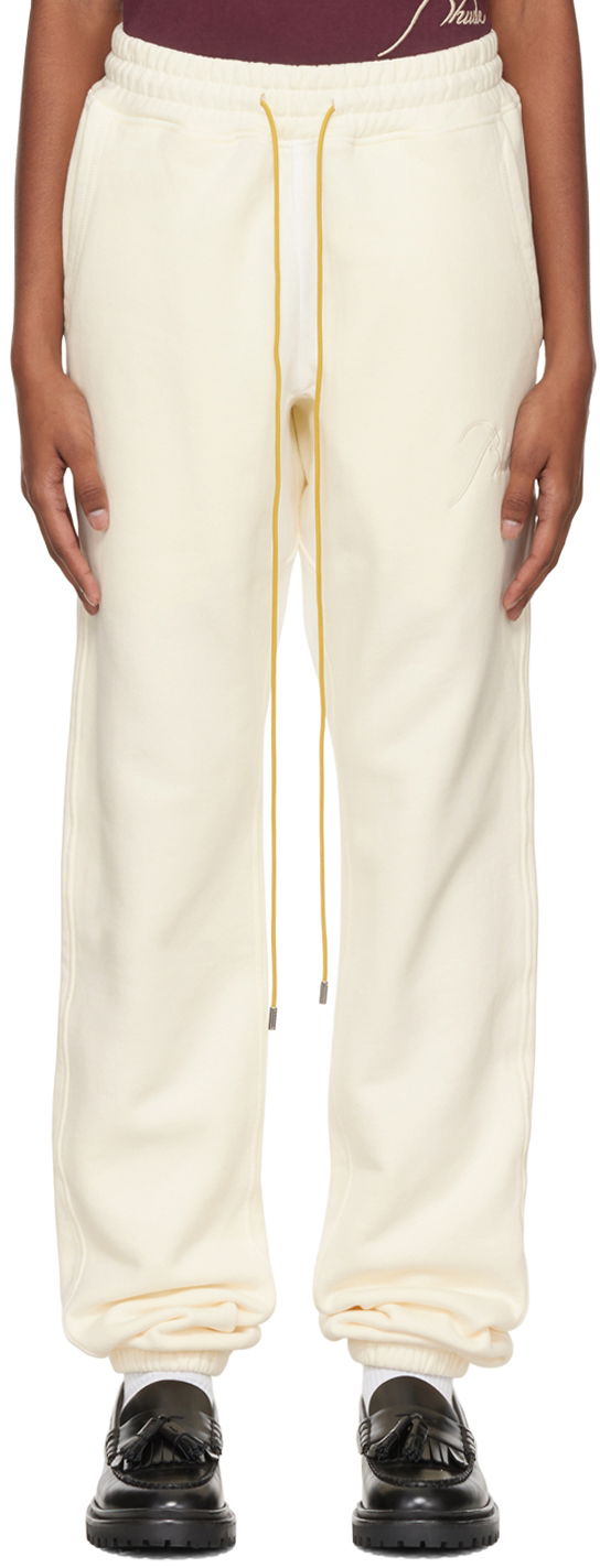 Спортивні штани Rhude Rhude Paneled Lounge Pants білий | RHFW22PA31012611