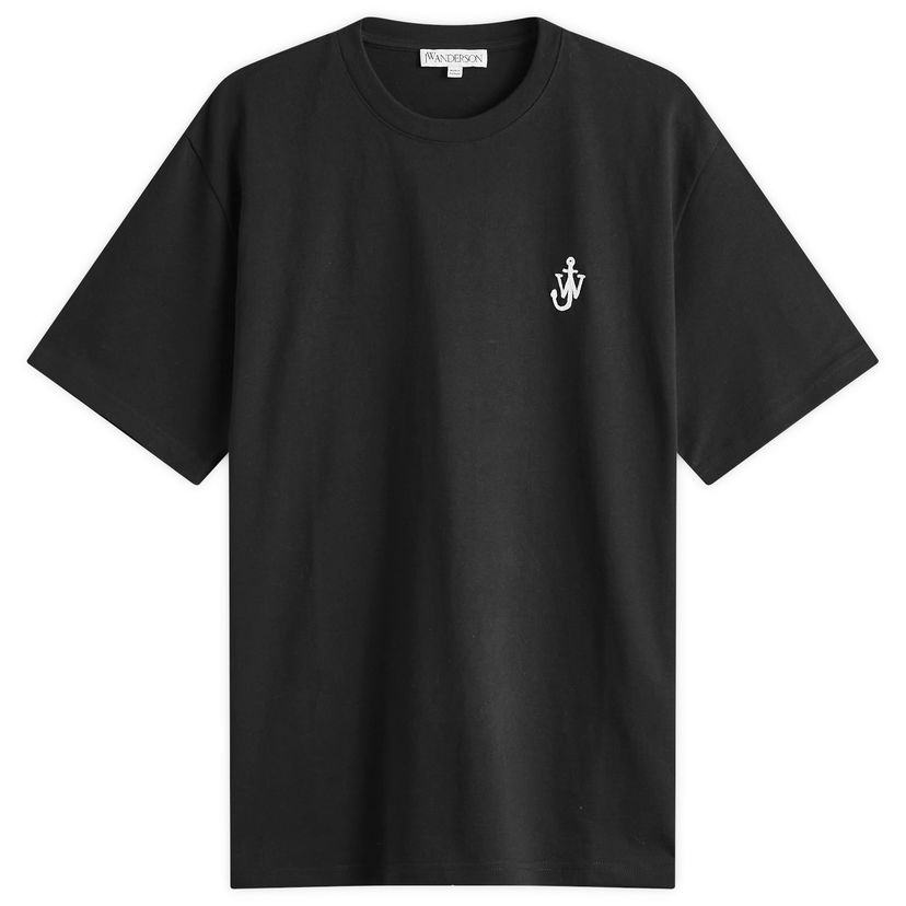 Футболка JW Anderson Anchor Embroidery Jersey T-Shirt чорний | JT0257-PG1510-999