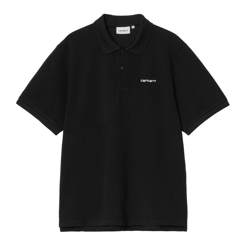 Сорочка поло Carhartt WIP Short Sleeve Script Polo чорний | I035231_9