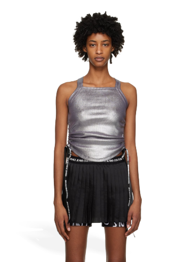 Безрукавка Versace Jeans Couture Ruched Tank Top Сірий | E74HAM605EJ0061