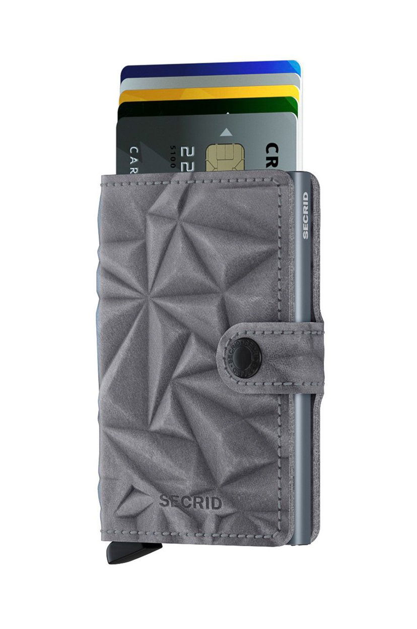 Гаманець Secrid Leather Wallet Сірий | MPr.Stone