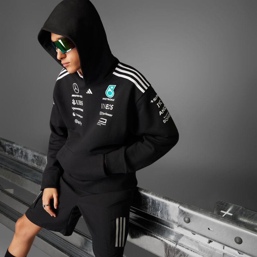 Світшоти adidas Performance Mercedes - AMG Petronas Formula One Team Hoodie чорний | JW5385