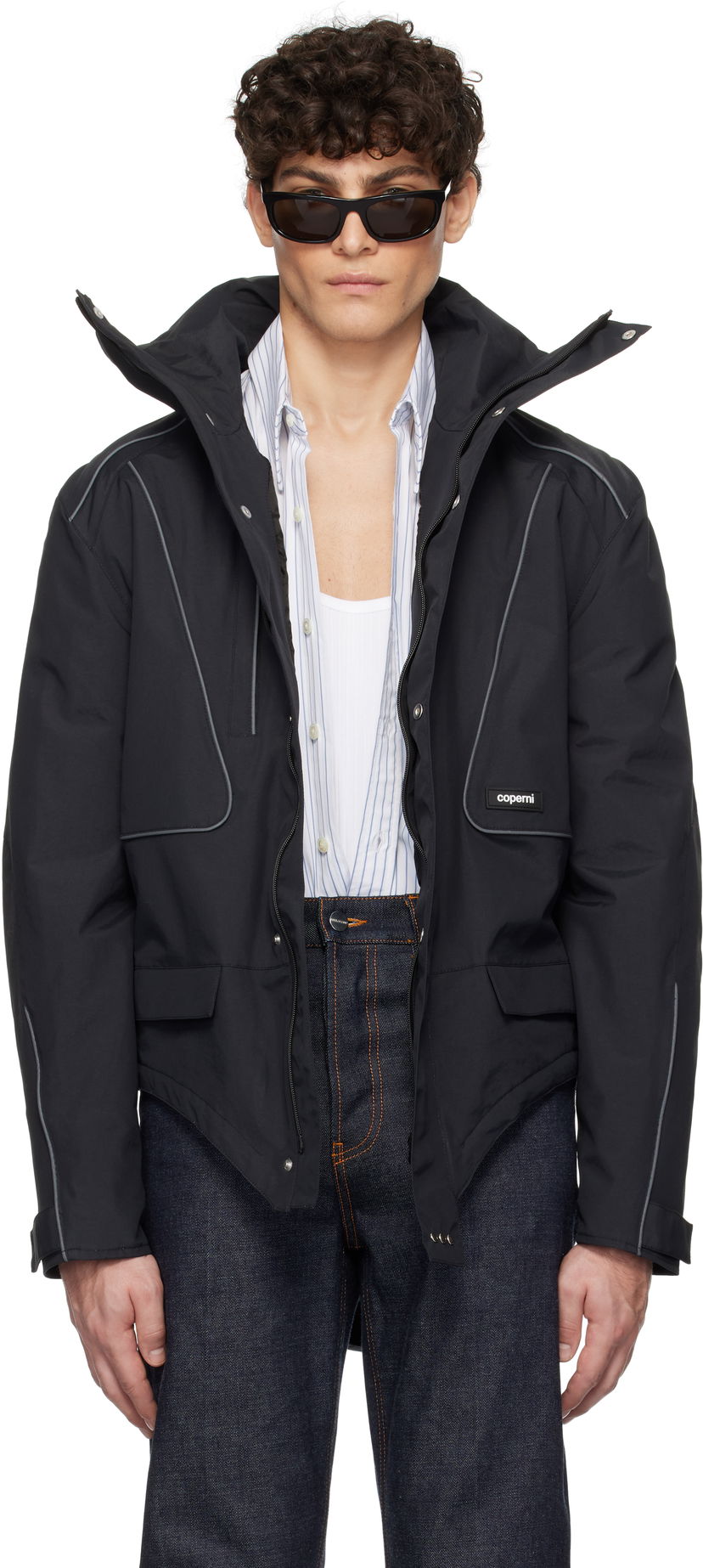 Парка Coperni Coperni Body Jacket чорний | COPOW24F3010MEN