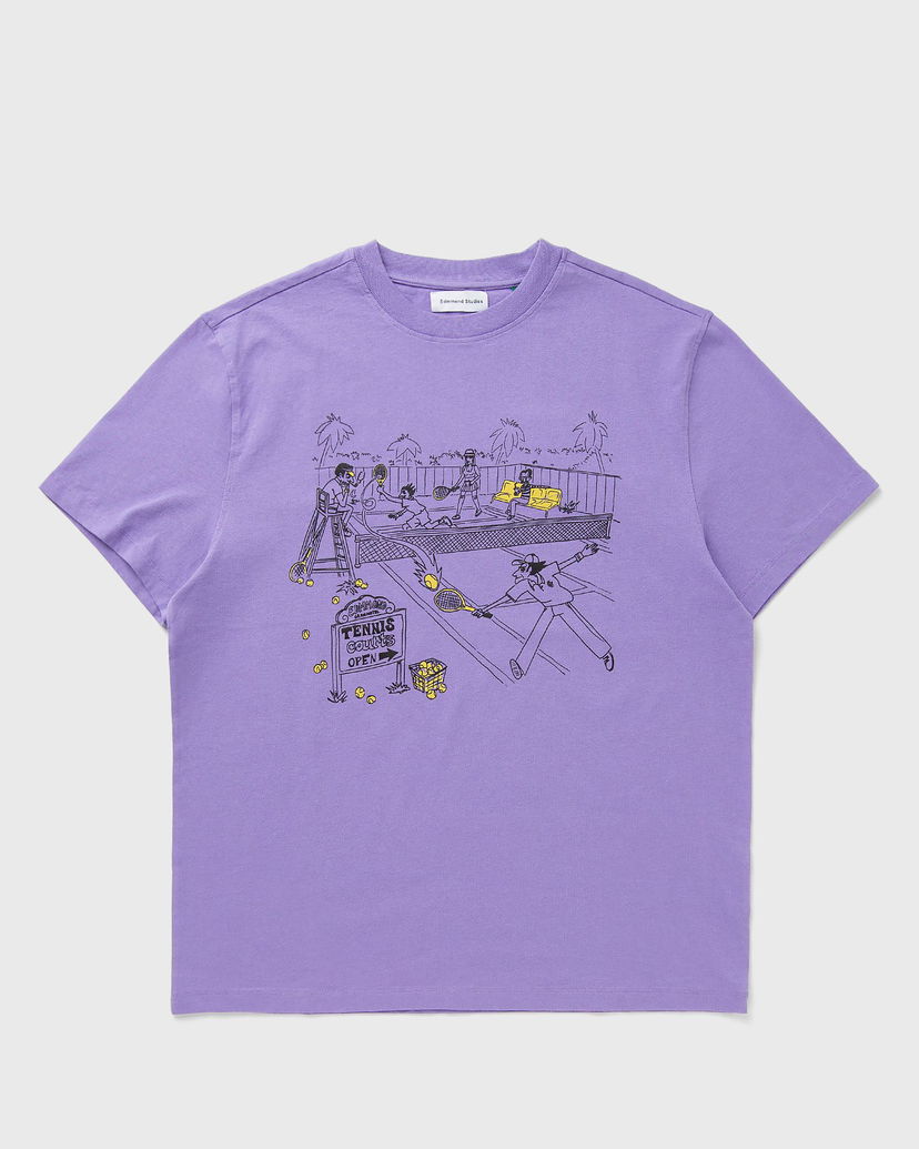 Футболка Edmmond Studios Edmmond Studios Tennis Courts Graphic T-Shirt Фіолетовий | 125-30-13400
