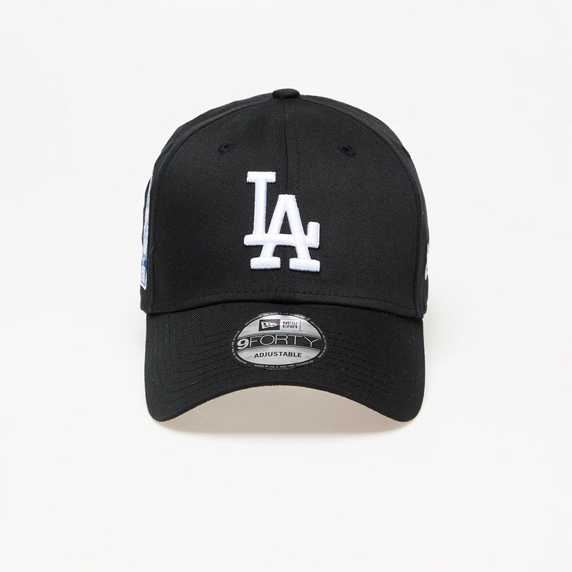 Кепка New Era Los Angeles Dodgers World Series Patch 9FORTY Adjustable Cap чорний | 60422518