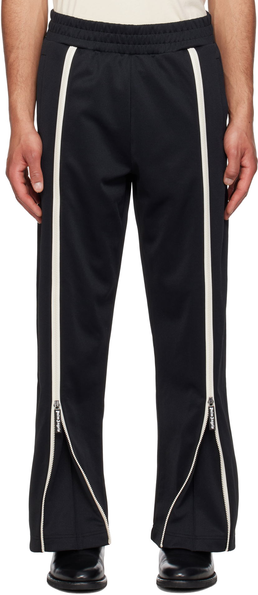 Спортивні штани Palm Angels Palm Angels Zip Track Pants чорний | PMCJ043S25FAB0011010