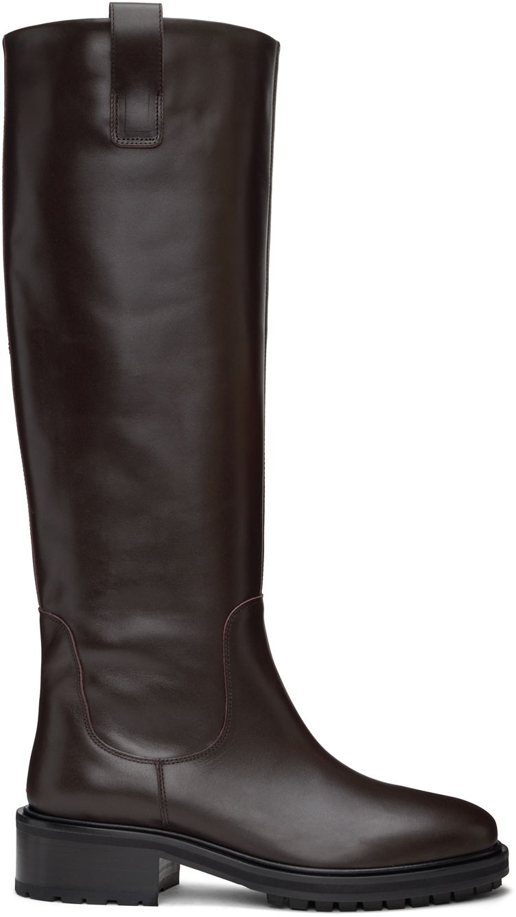 Одяг Aeyde Aeyde Henry Tall Boots Коричневий | A11-KB-LAID45CH-222-953-001