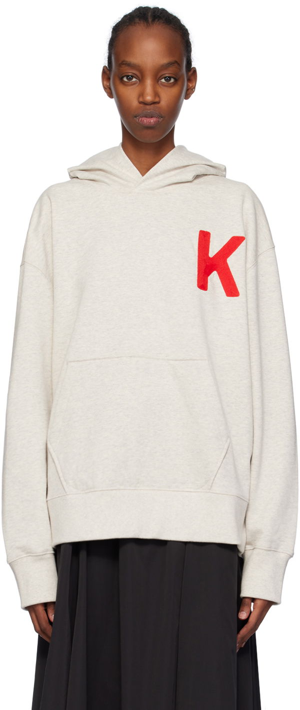Світшоти KENZO Paris Lucky Tiger Hoodie білий | FE58SW0114MF