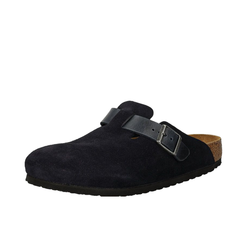 Кросівки та взуття Birkenstock Boston Suede Slippers Синій | 1028210