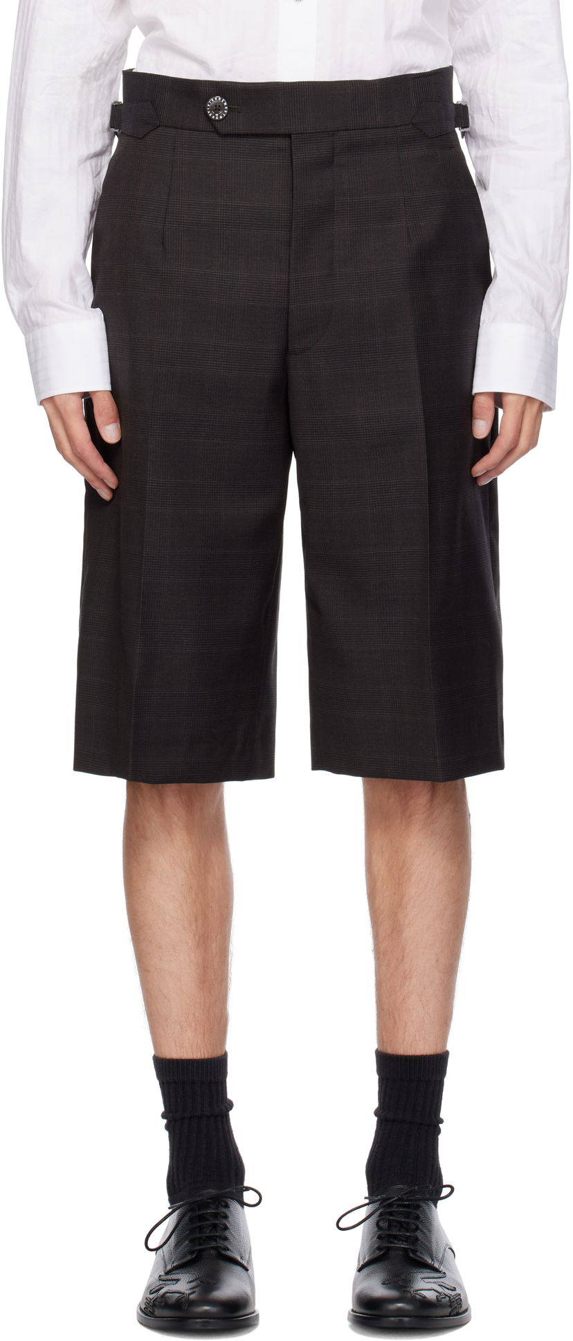 Шорти Vivienne Westwood Humphrey Shorts Коричневий | 2F01001A-W00YX-