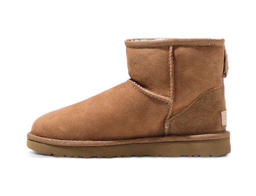 Кросівки та взуття UGG Classic Mini II Chestnut бежевий | 1016222CHE