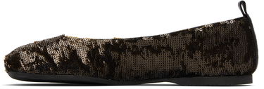 Одяг JW Anderson JW Anderson All-Over Sequin Ballerina Flats Коричневий | BL0034-FA0424, 2
