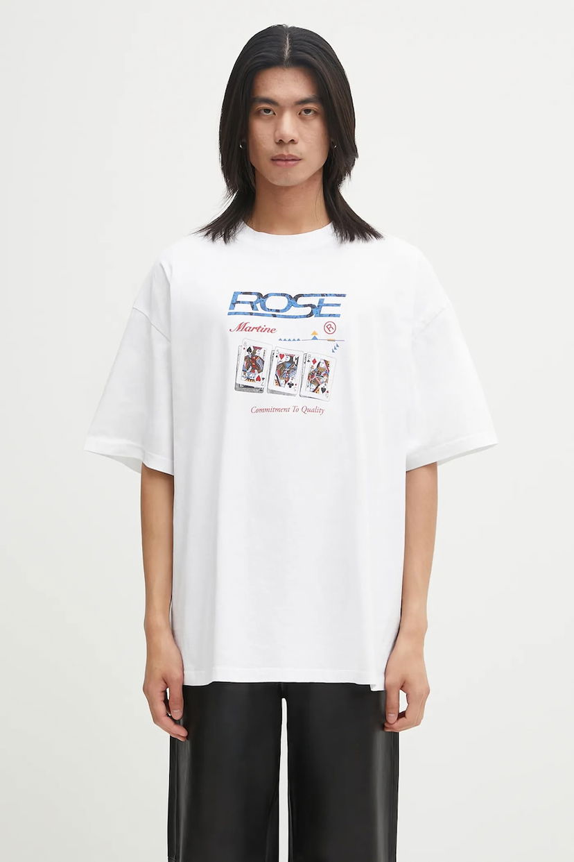 Футболка Martine Rose Martine Rose Oversized T-Shirt білий | 621JE06000F