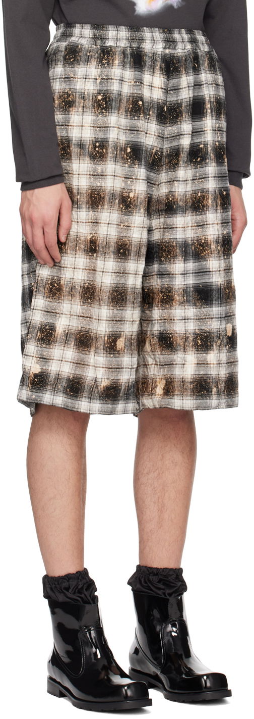 Шорти We11done We11done Crinkled Check Shorts Різнокольоровий | WD-PT1-23-254-U-BK, 1