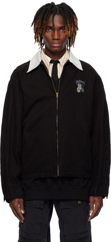 Куртка We11done We11done Punk Teddy Work Jacket чорний | WD-JK0-25-040-U-BK, 0