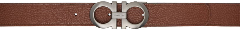 Ремені FERRAGAMO Reversible Leather Belt Коричневий | 759044