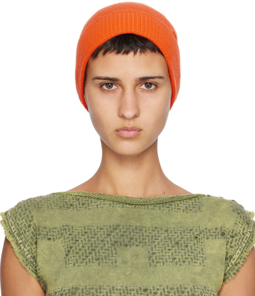 Шапка Diesel K-Rev Beanie Помаранчевий | A13319 0GEAY