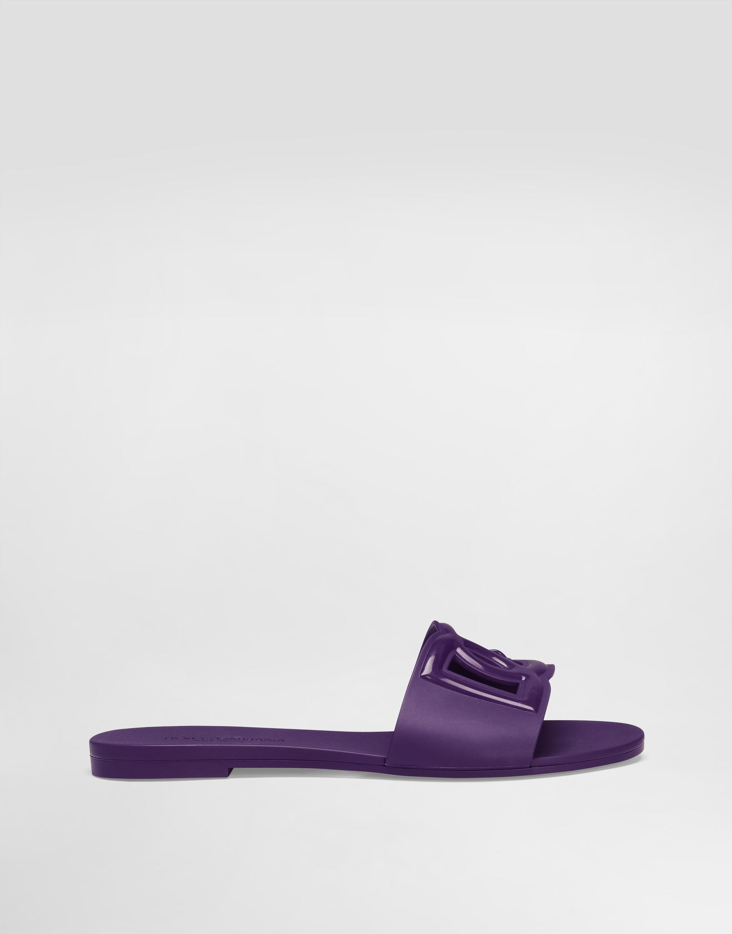 Аксесуари Dolce & Gabbana Dolce & Gabbana Rubber Slides Фіолетовий | CW2215AN9948H438, 0