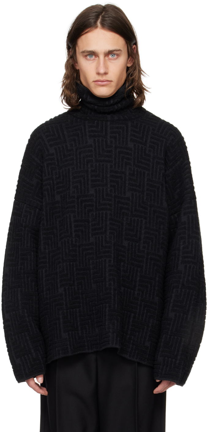 Cветр Fear of God Black Jacquard Sweater чорний | FG820-22810WCB