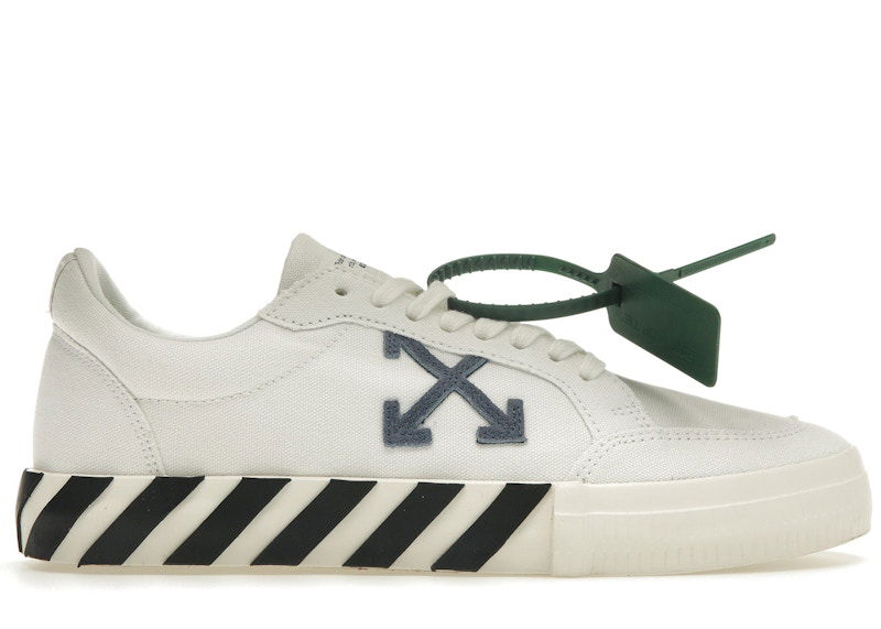 Кросівки та взуття Off-White Vulc Low White Navy (FW22) білий | OMIA085F22FAB0010146 / OMIA085C99FAB0010146, 0