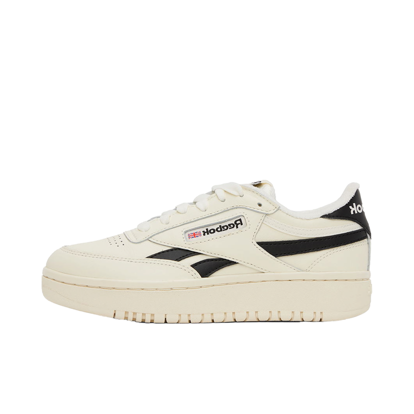 Кросівки та взуття Reebok Classics Club C "White Black" бежевий | 100010773