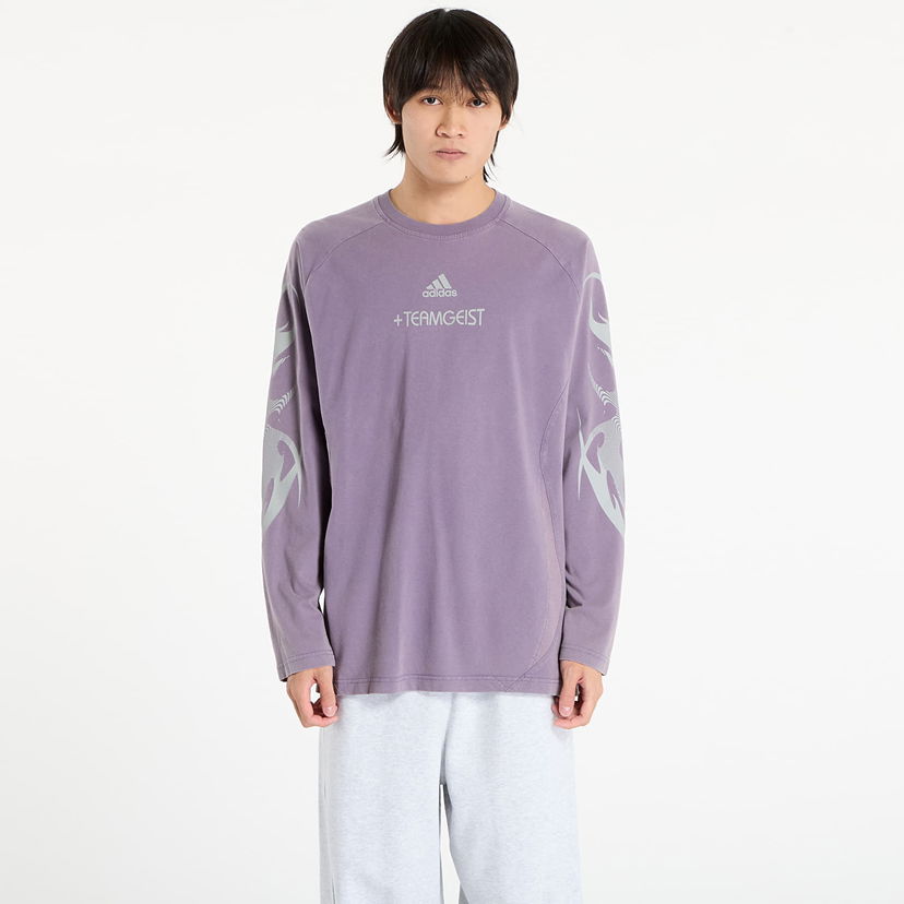 Футболка adidas Originals Adilenium Season 4 Teamgeist Graphic Long Sleeve T-Shirt Фіолетовий | KF8542