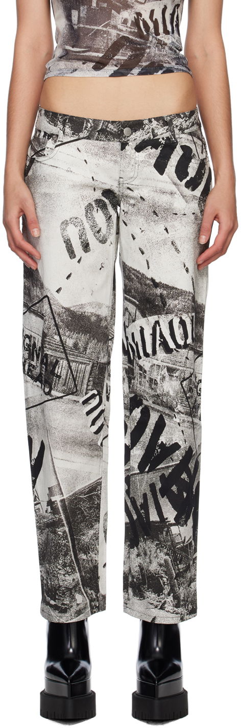 Джинси Miaou Miaou Atlas Printed Trousers Різнокольоровий | 1023SCEYR