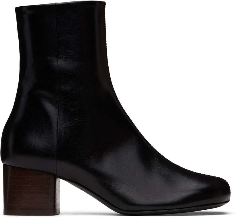 Одяг LEMAIRE LEMAIRE Anatomic 55 Leather Ankle Boots чорний | FO0206 LL0078