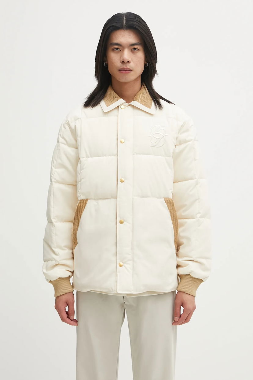Пуховик Drôle de Monsieur Drôle de Monsieur La Doudoune MatelassEe Puffer Jacket білий | I.CT139.PL163
