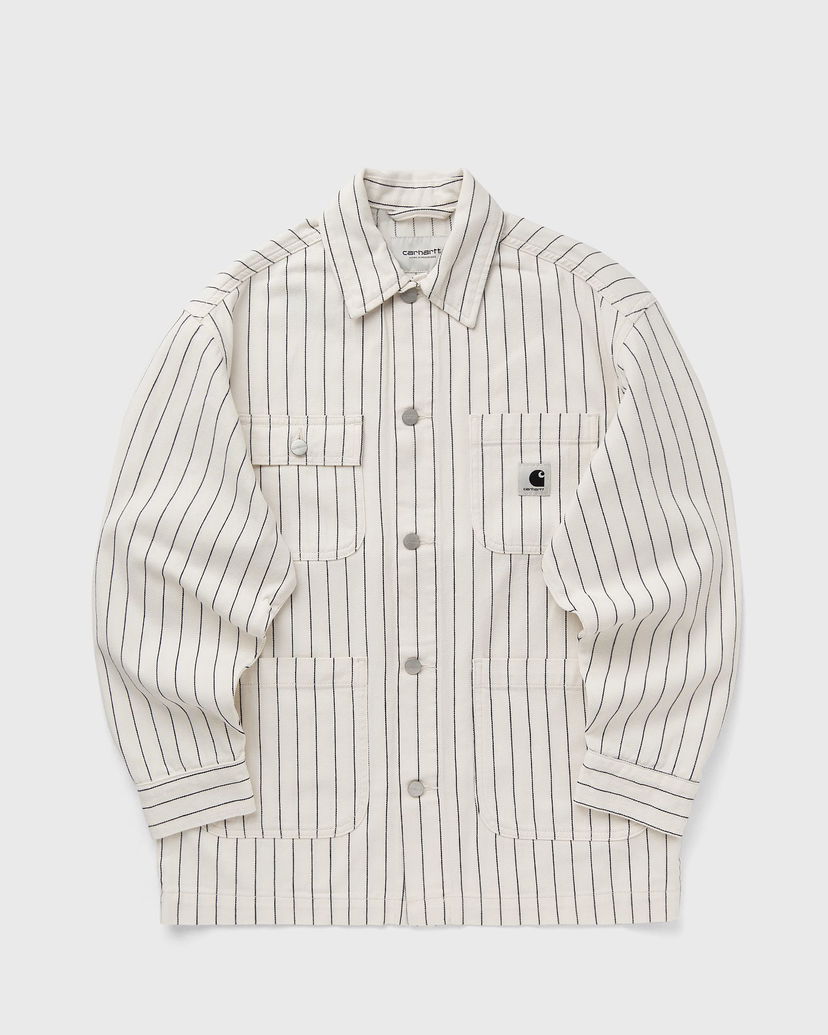 Пальто Carhartt WIP Hendry Striped Chore Coat білий | I034847-2RM.02