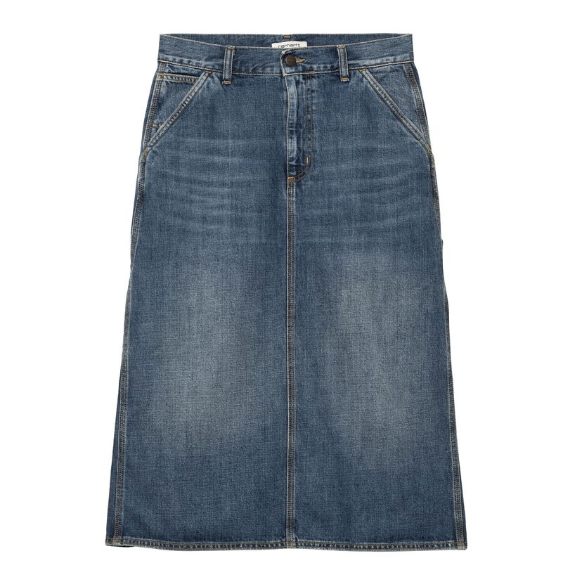 Спідниця Carhartt WIP Single Knee Denim Skirt Синій | I034224_8