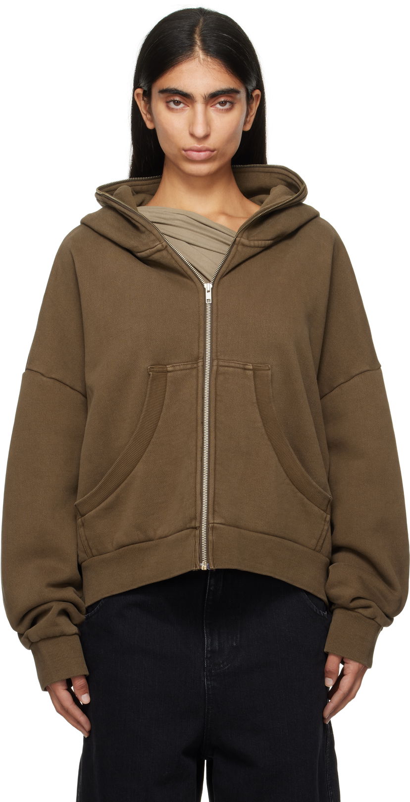 Світшоти Entire Studios Entire Studios Eternal Zip Hoodie Коричневий | ES2202BT