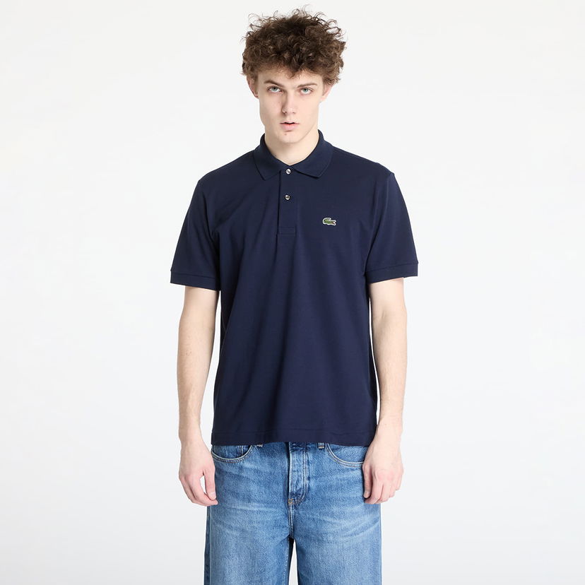 Сорочка поло Lacoste Lacoste Light Pique Polo Shirt темно-синій | PH9851 166