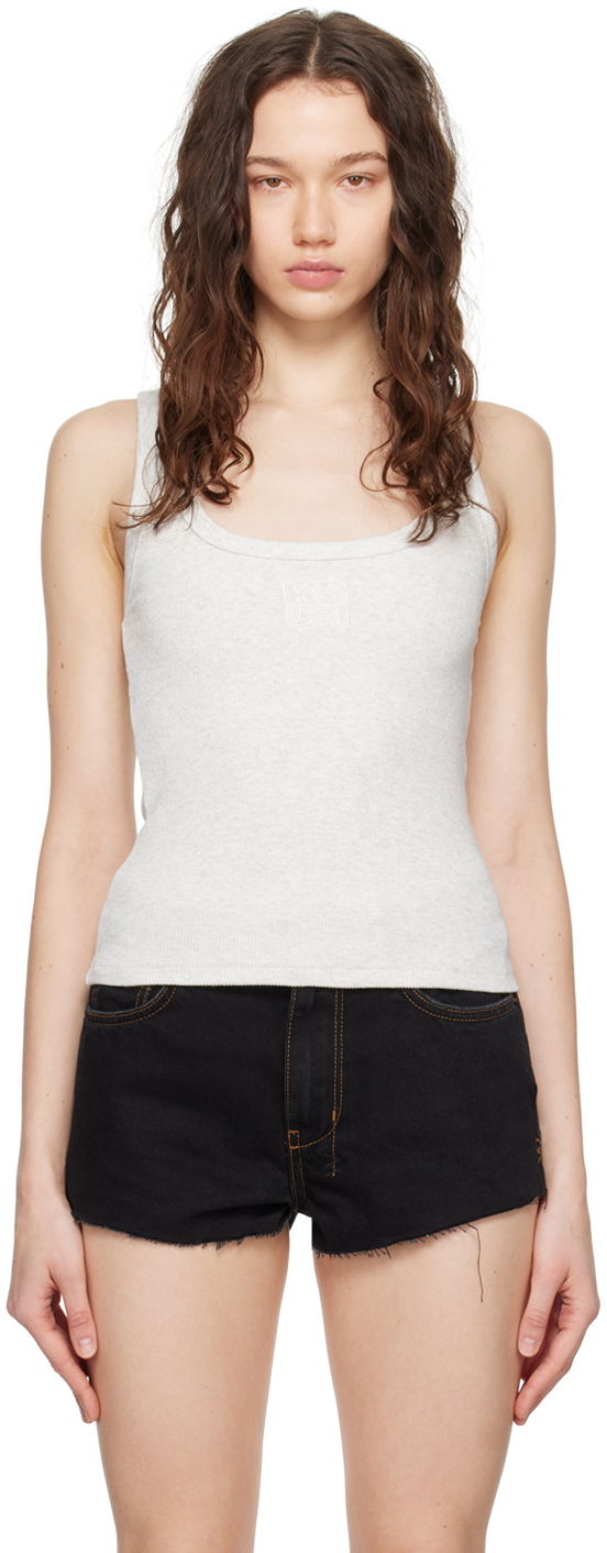 Безрукавка Ksubi Stacked Origin Tank Top білий | WPS24TA002