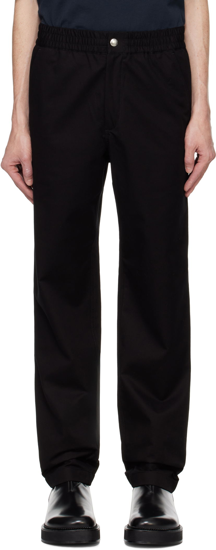 Штани MAISON KITSUNÉ Casual Trousers чорний | MM01119WW0122