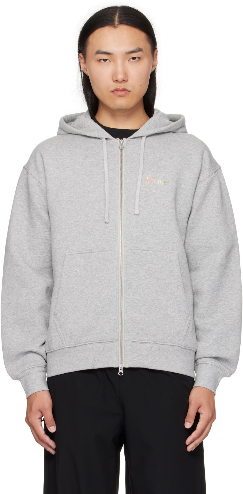 Світшоти Dime Dime Friends Zip Hoodie Сірий | DIMEFA2552GRY