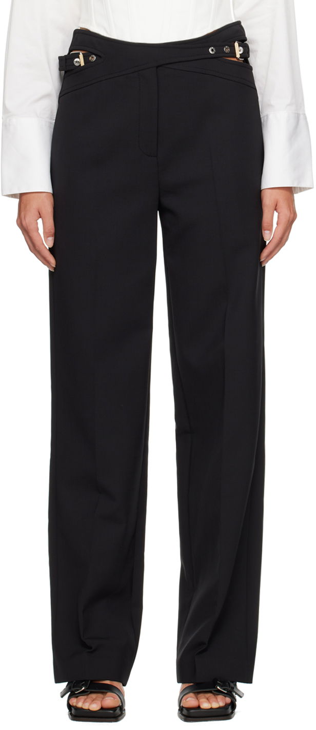 Штани Dion Lee High-Waisted Dress Trousers чорний | C2065P22
