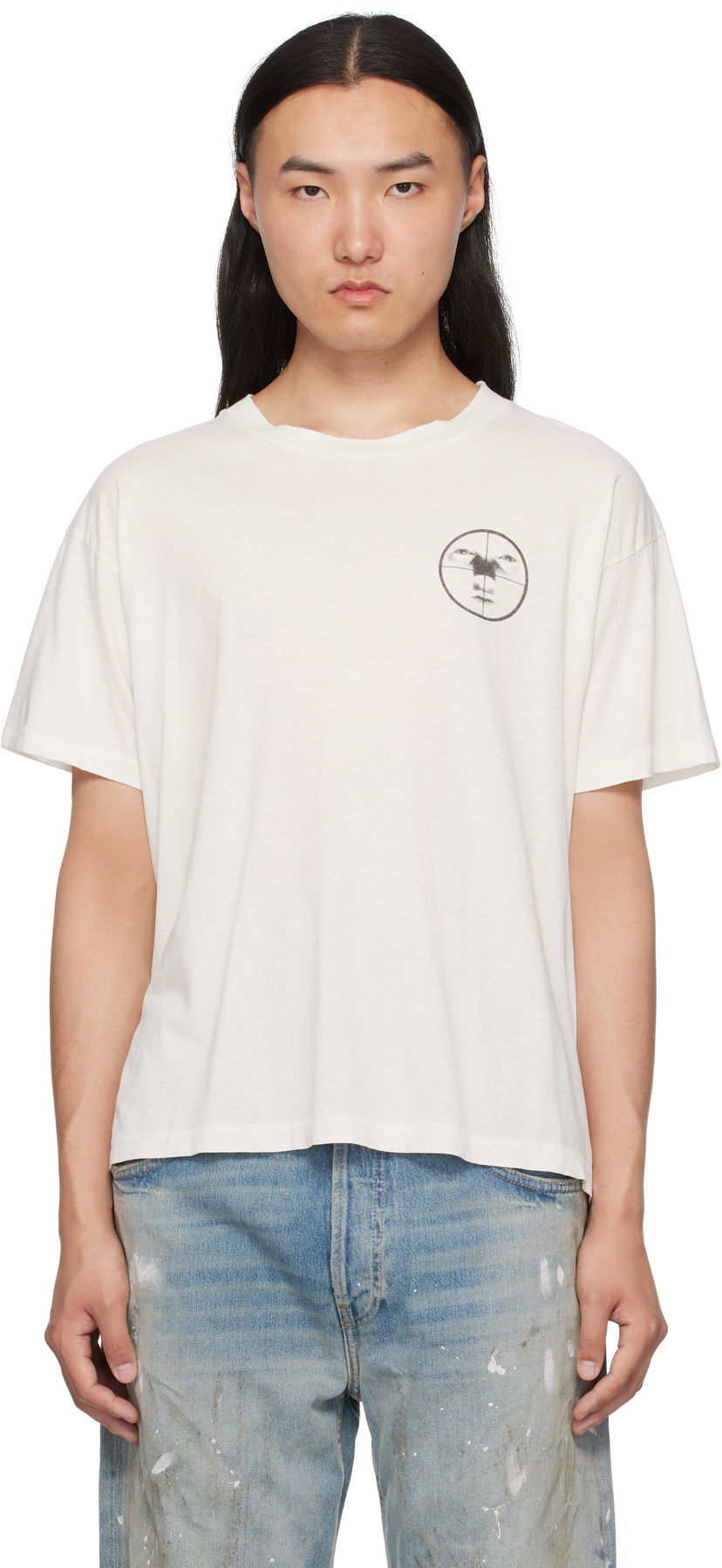 Футболка Enfants Riches Déprimés Enfants Riches Déprimés Ritual Prayer Graphic T-Shirt білий | 010-822