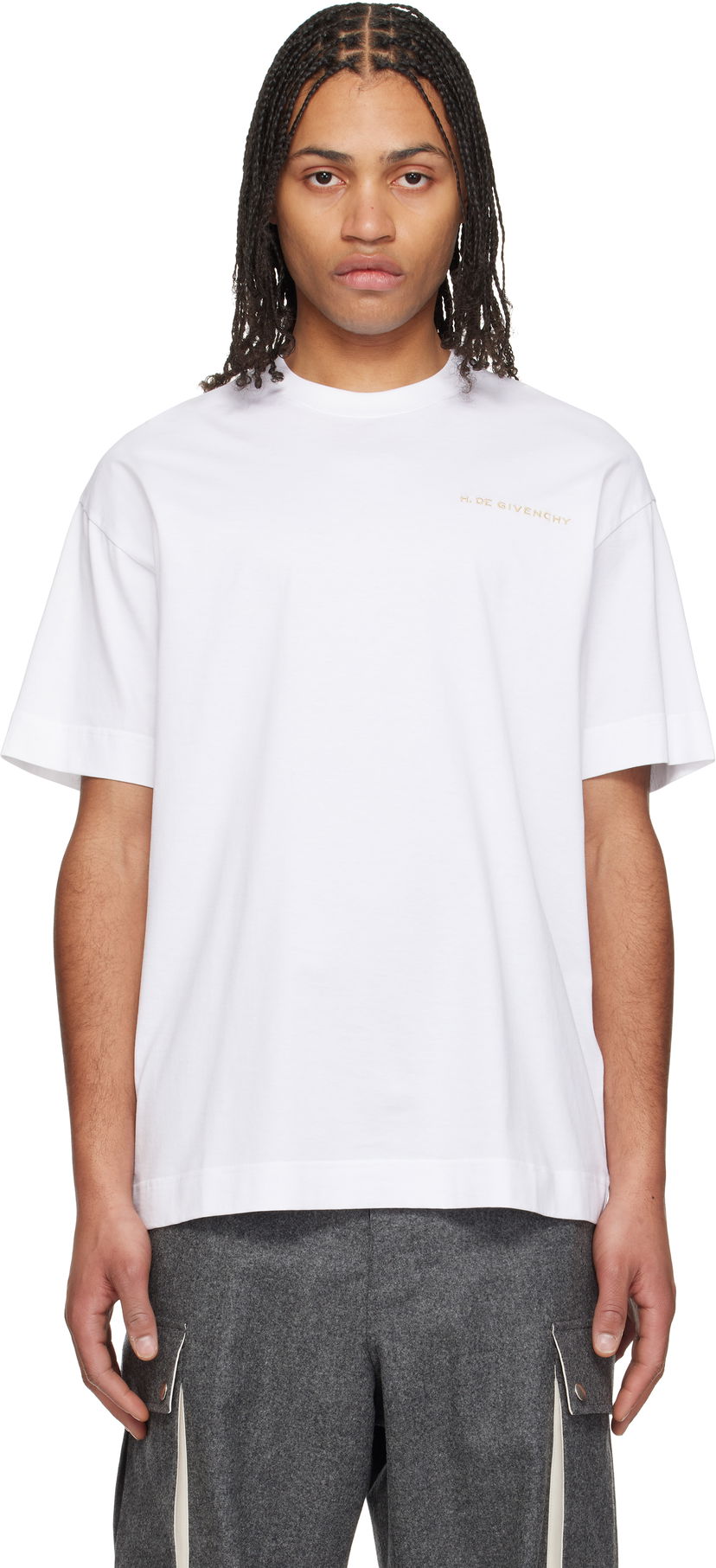 Футболка Givenchy Givenchy Regular Fit Tee білий | BM71MGGYPW100